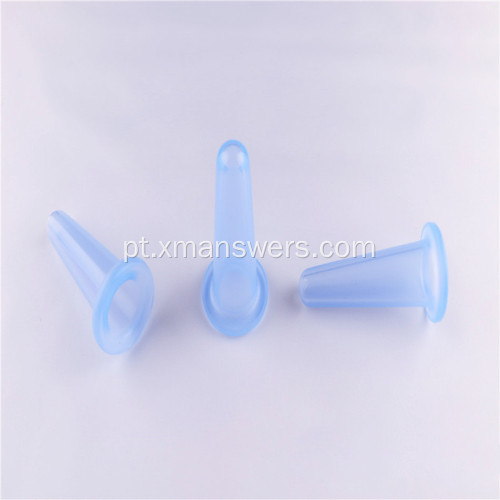 Conjunto de copos de massagem de sucção de silicone